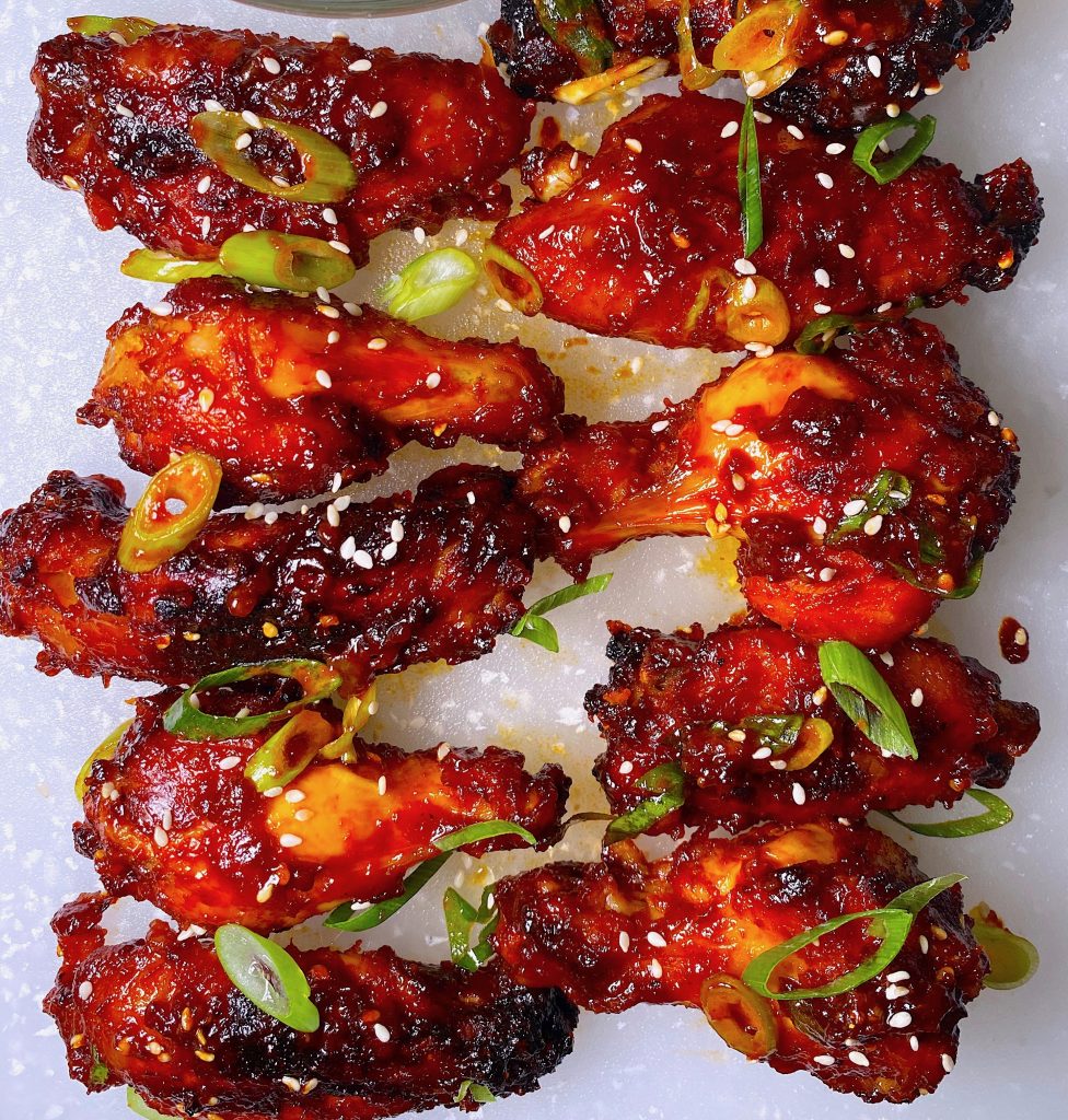 baked-korean-bbq-chicken-wings